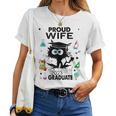 Proud Wife Of A Class Of 2023 Graduate Cool Black Cat Women T-shirt