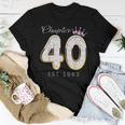 40Th Birthday Decorations Chapter 40 Est 1983 For Women T-shirt Funny Gifts