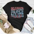 4Th Of July Labor And Delivery Nurse American Land D Nurse Women T-shirt Funny Gifts