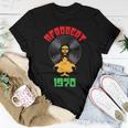 Afrobeat 1970 Vinyl Record Afro Hairstyle Woman Women T-shirt Unique Gifts