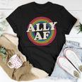 Ally Af Gay Pride Month Lgbt Rainbow Women T-shirt Unique Gifts