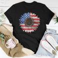 American Flag Sunflower Graphic 4Th Of July Independence Day Women T-shirt Unique Gifts