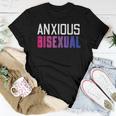 Anxious Bisexual Bi Pride Flag Bisexuality Lgbtq Women Men Women T-shirt Crewneck Unique Gifts