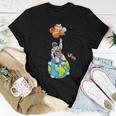 Astronaut Planets Outer Space Man Solar System Women T-shirt Funny Gifts