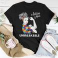 Autism Mom Unbreakable World Autism Awareness Day Best Women T-shirt Unique Gifts
