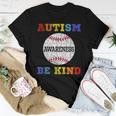 Baseball Lover Autism Awareness Puzzle Be Kind Kindness Women T-shirt Unique Gifts