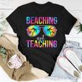 Beaching Not Teaching Summer Teacher Beach Vacation Women T-shirt Unique Gifts