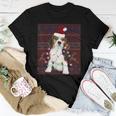Beagle Christmas Lights Ugly Sweater Dog Lover Women T-shirt Funny Gifts