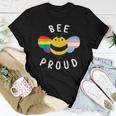 Bee Proud Pride Lgbt Transgender Gay Pride Women T-shirt Crewneck Unique Gifts