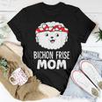 Bichon Frise Dog Owner Mama Funny Bichon Frise Mom Women T-shirt Funny Gifts