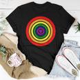 Big Target Pride Lgbtq Gay Lgbt Ally Rainbow Flag Retro Women T-shirt Unique Gifts