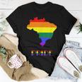 Brazil Pride Lgbt Gay Pride Month Lesbian Unisex Women Women T-shirt Unique Gifts