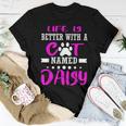 Cat Named Daisy Cut Cat Mom Dad Owner Christmas Women T-shirt Unique Gifts