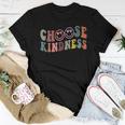 Choose Kindness Retro Groovy Be Kind Women Men Inspirational Women T-shirt Unique Gifts