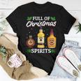 Christmas Alcohol Tequila Vodka Whisky Women T-shirt Unique Gifts
