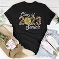 Class Of 2023 Senior Graduation Leopard Sunflower Vintage Women T-shirt Unique Gifts