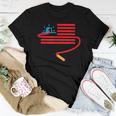 Clever American Flag Quiz Bowl Usa Women T-shirt Unique Gifts