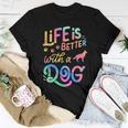 Corman Shepherd Life Is Better With My Dog Mom Dad Women T-shirt Unique Gifts