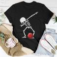 Dabbing Bowling Skeleton Bowler Women T-shirt Unique Gifts