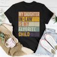 My Daughter In Law Is My Favorite Child Fathers Day In Law For Daughter Women T-shirt Unique Gifts
