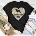 Dog Mom Love Heart White Daisy Flowers Manchester Terrier Women T-shirt Unique Gifts