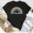 Dont Say Desantis Rainbow Say Gay Lgbtq Pride Anti Desantis Women T-shirt Unique Gifts