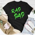 Fathers Day 80S90S Graffiti Rad Dad For Dad Women T-shirt Unique Gifts