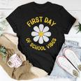First Day Of School Vibes First School Day Teacher Daisy Women T-shirt Unique Gifts