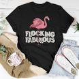 Flocking Fabulous Flamingo Women T-shirt Crewneck Unique Gifts
