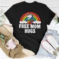 Free Mom Hugs Gay Pride Parade Rainbow Flag Unicorn Women T-shirt Unique Gifts
