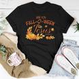 Christian Halloween Verse Sayings Fall Jesus Her Christian Halloween Women T-shirt Unique Gifts