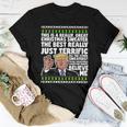 Donald Trump Ugly Christmas Sweater Parody Speech Women T-shirt Funny Gifts