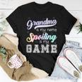 Grandma Is My Name Spoiling Is My Game Special Women T-shirt Funny Gifts