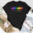 Gay Pride Flamingo Rainbow Lgbtq Women T-shirt Unique Gifts