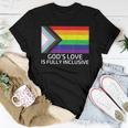 God's Love Is Fully Inclusive Lgbtqia Gay Pride Christian Women T-shirt Unique Gifts