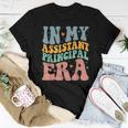 Groovy In My Assistant Principal Era Job Title School Worker Women T-shirt Funny Gifts