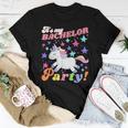 Groovy It's My Bachelor Party Unicorn Marriage Party Women T-shirt Funny Gifts