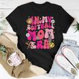 Groovy In My Softball Mom Era Mom Life Game Day Vibes Mama Women T-shirt Unique Gifts