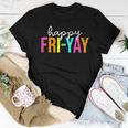 Happy Fri-Yay Friday Teacher Life Happy Friday Weekend Women T-shirt Funny Gifts