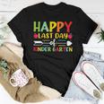 Happy Last Day Of Kindergarten For Teacher Student Graduate Women T-shirt Unique Gifts