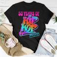 Hip Hop Music 50Th Anniversary Black History Men Dj Graphic Women T-shirt Funny Gifts