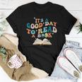 Its A Good Day To Read A Book World Book Day 2023 Groovy Women T-shirt Unique Gifts