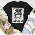 Be Kind Autism Mom Messy Bun Life Autism Awareness Day Women T-shirt Unique Gifts