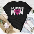 Lacrosse Mom Heart Lax For Moms Women T-shirt Unique Gifts