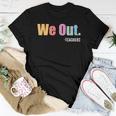 Last Day End Of School Year Summer Bruh We Out Teachers Women T-shirt Unique Gifts