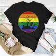 Lesbian Stuff Lgbtq Gay Goth Pride Rainbow Spooky Graveyard Women T-shirt Unique Gifts