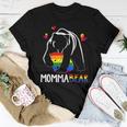 Lgbt Mama Momma Bear Gay Pride Proud Mom Women T-shirt Personalized Gifts
