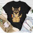 Lgbt Pride German Shepherd Dog Rainbow Flag Gay Lesbian Love Women T-shirt Unique Gifts