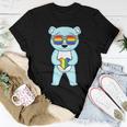 Lgbt Supporter Bear Rainbow Gay Pride Lgbt Heart Women T-shirt Unique Gifts