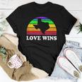 Love Wins Gay Pride Texas Rainbow Houston Austin Dallas Women T-shirt Unique Gifts